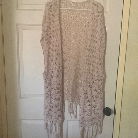 Mossimo Supply Co. Cream Knit Cardigan - Picture 1 of 4
